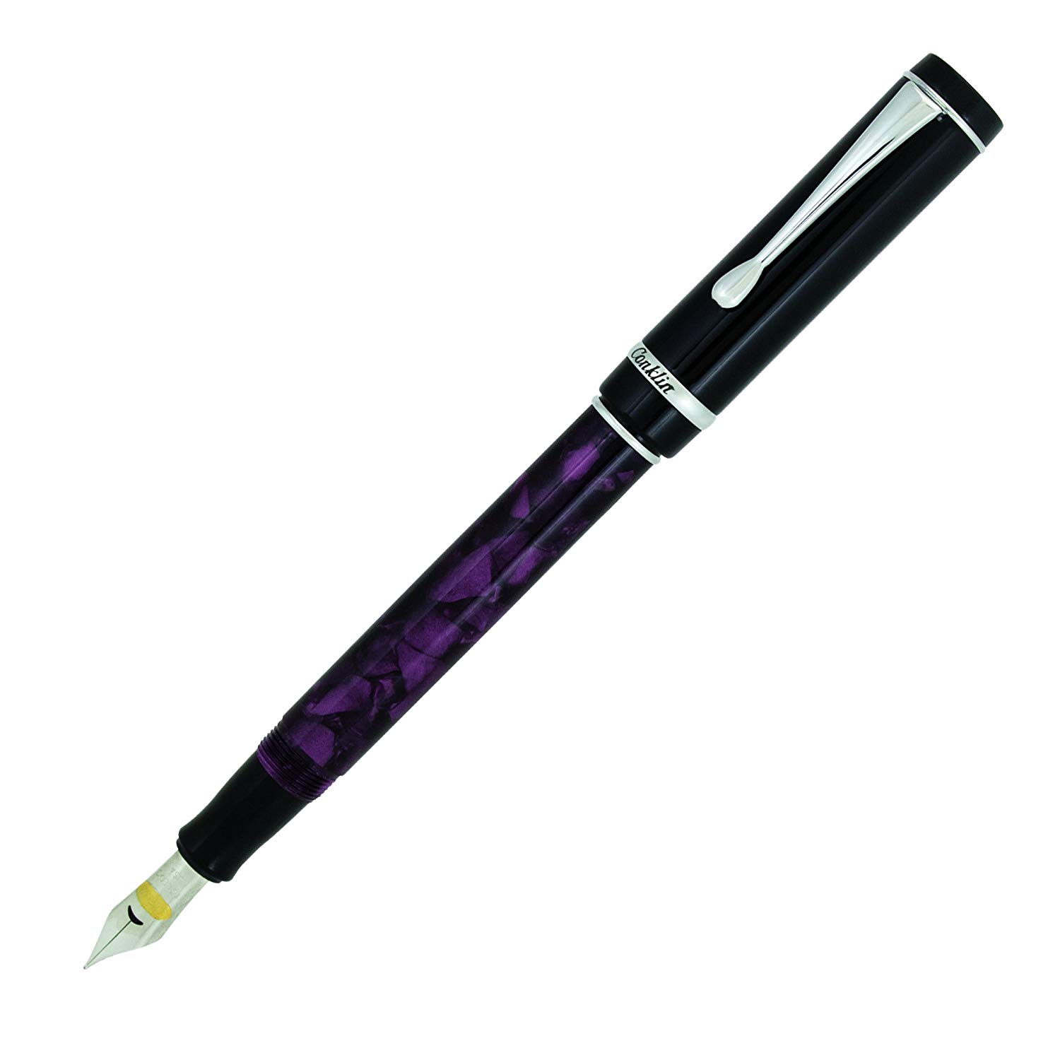 Conklin CK71391 Duragraph Nights Fine Nib Fountain Pen - Purple
