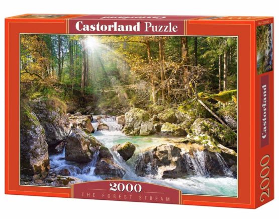 Castorland CSC200382 Hobby Panoramic The Forest Stream Jigsaw Puzzle, 2000 Pieces Set, Multicolour