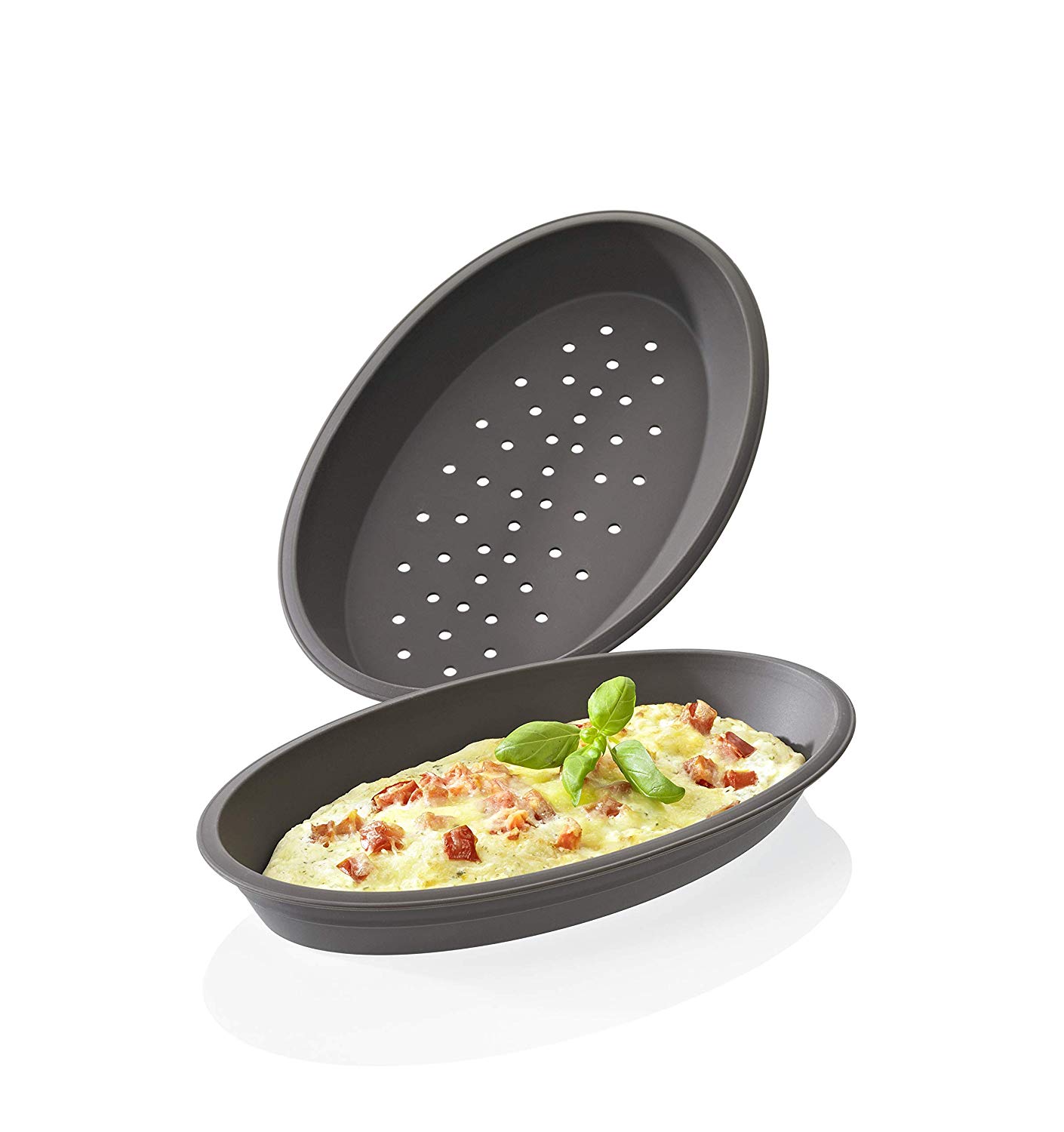 Lurch 85056 Flexi Form Pizza Form 2-He Set, Brown, 20 x 15 x 10 cm - Image 3