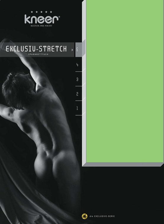Kneer 9301554 quality fitted Stretch 140/93 Exclusive 200–160/220 CM Lime Green - Image 2