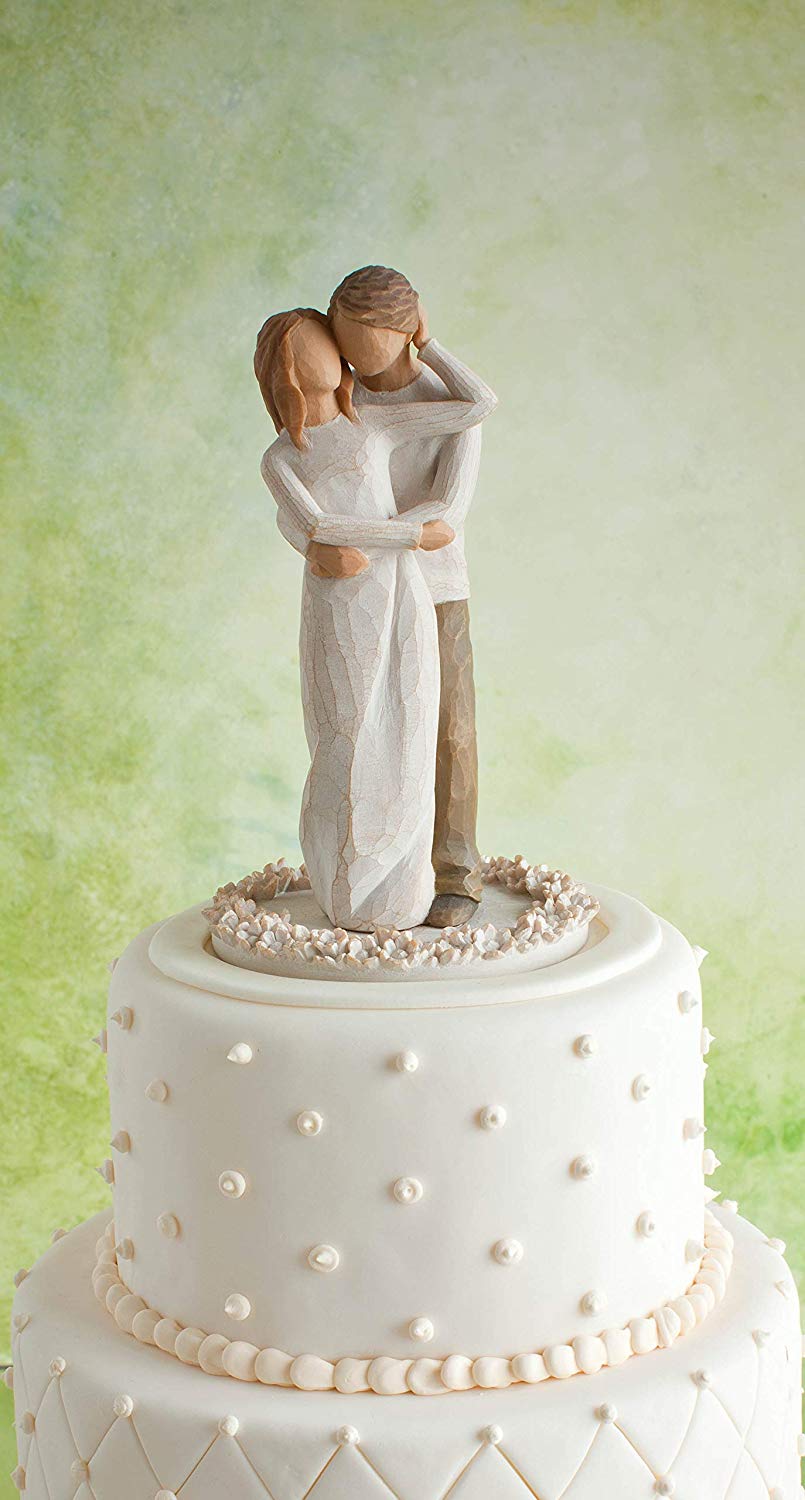 Willow Tree Together Cake Topper Figurine, 27162, 6 inch - Image 3