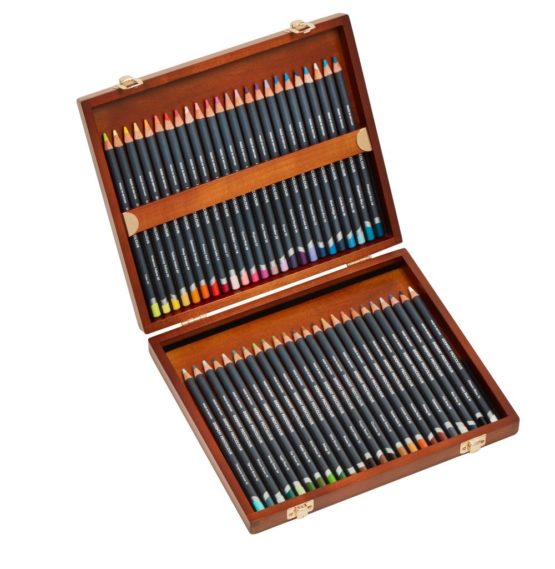 Derwent Procolour Colouring Pencils, Set of 48 in Wooden Gift Box, Professional Quality, 2302523 - Image 2