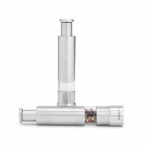 Brabantia 611407 Salt and Pepper Mill, Stainless Steel, 4 Units, Silver