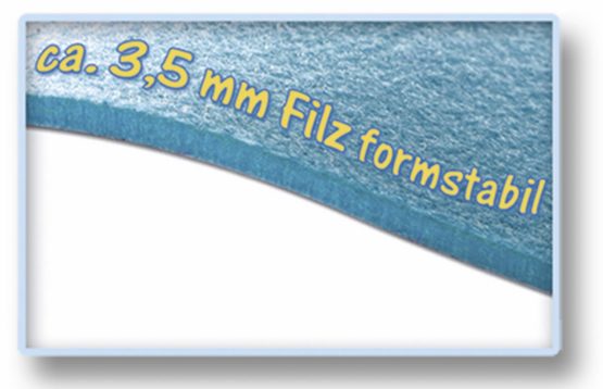 Bringmann Folia 510326 - Felt 30 x 45 cm, ca. 3.5 mm, 1 Sheet, Light Pink - Image 3