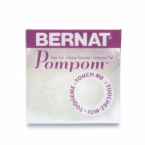 Bernat Faux Fur Pom, Other, White Rabbit, 10.89 x 10.89 x 14.06 cm, 16700101005