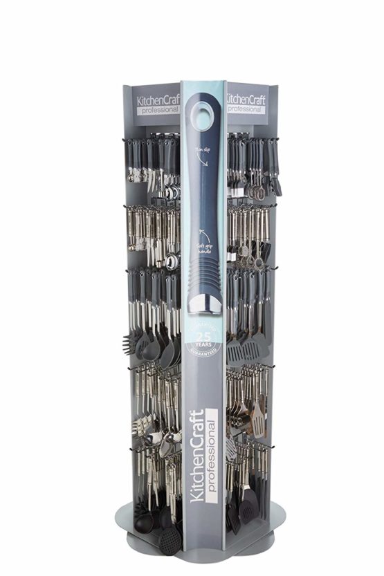 KitchenCraft Professional Slotted Spoon, Stainless Steel, 32.5cm, Silver - Image 4