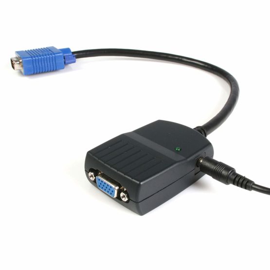 StarTech 2 Port VGA Video Splitter - USB Powered - 2048x1536 - VGA Video Monitor Splitter Dual Port (ST122LE),Black - Image 3