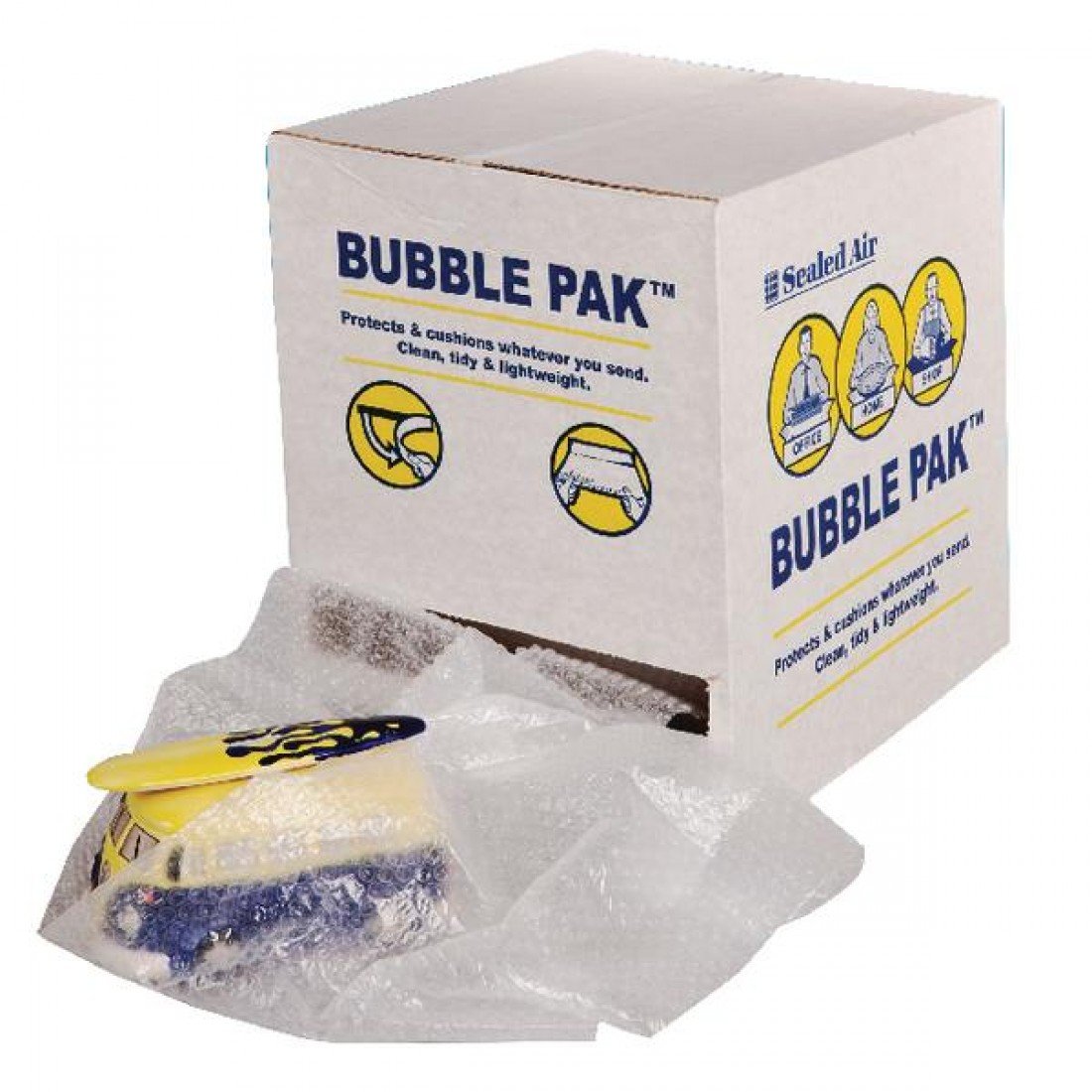Sealed Air 300 mm x 50 m Bubble Pak Dispenser (Pack of 1), Clear, 300 millimeters x 50 metres