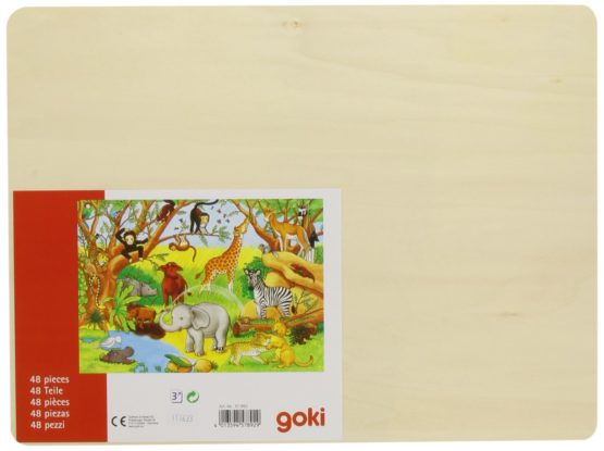 Goki Frame Jigsaw Puzzle Africa (48 Pieces) - Image 2