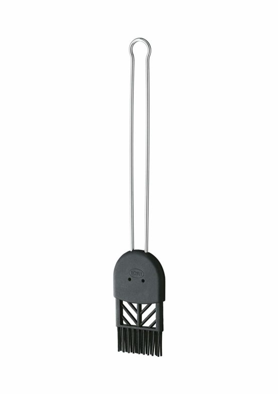 Rosle Stainless Steel Silicon Pastry Brush, 4.5 cm, Black