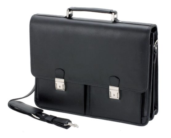 Alassio - 47118 VENETO - briefcase fnr 15.4 inch Laptop, imitation leather, black