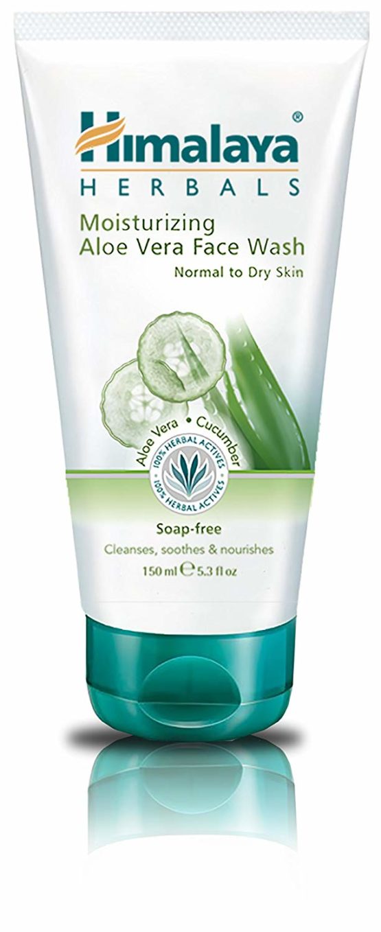 Himalaya Aloe Vera Face Wash, Without Soap, With cucumber, gentle moisturizing Facial Care Wash, 150ml - Image 2