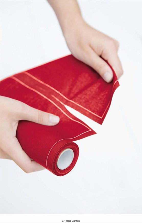 Mydrap Luncheon Napkins, Cotton, Red, 20 x 20 cm - Image 2