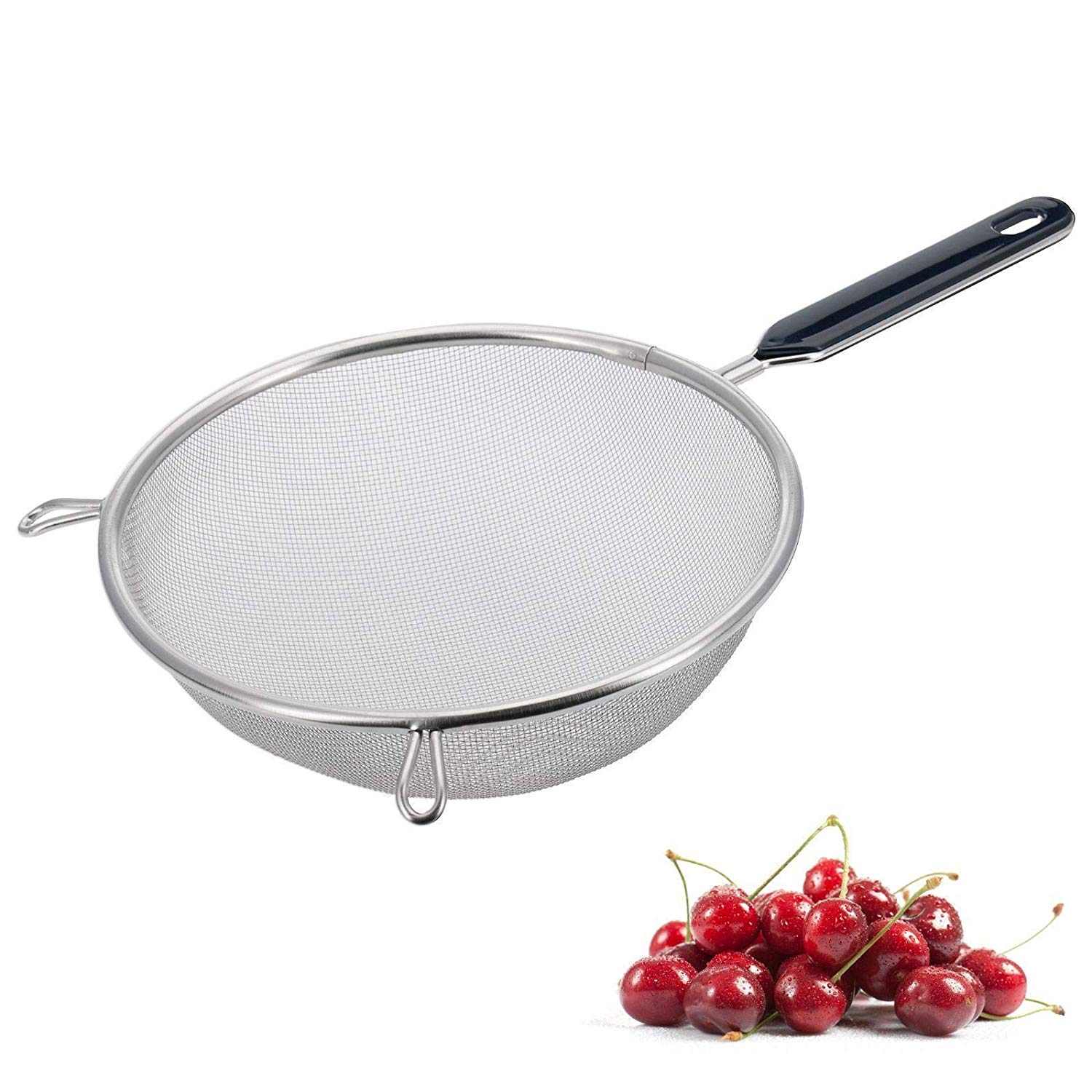 Westmark Household Strainer, Traditionell, diameter 20 cm, Stainless Steel/Plastic, Silver/Black, 12852270