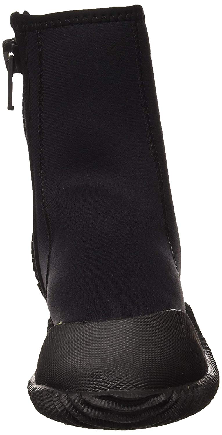 Cressi Isla W/Sole Boots Black/Red 5mm M_UK 7/7.5_EU 40/41 Unisex Diving Neoprene Boots with Rubber Soles - Image 2
