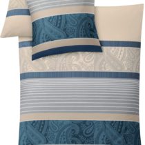 Kleine Wolke"Cambridge” Bed Linen Set, mako satin, taupe, 135 x 200 cm