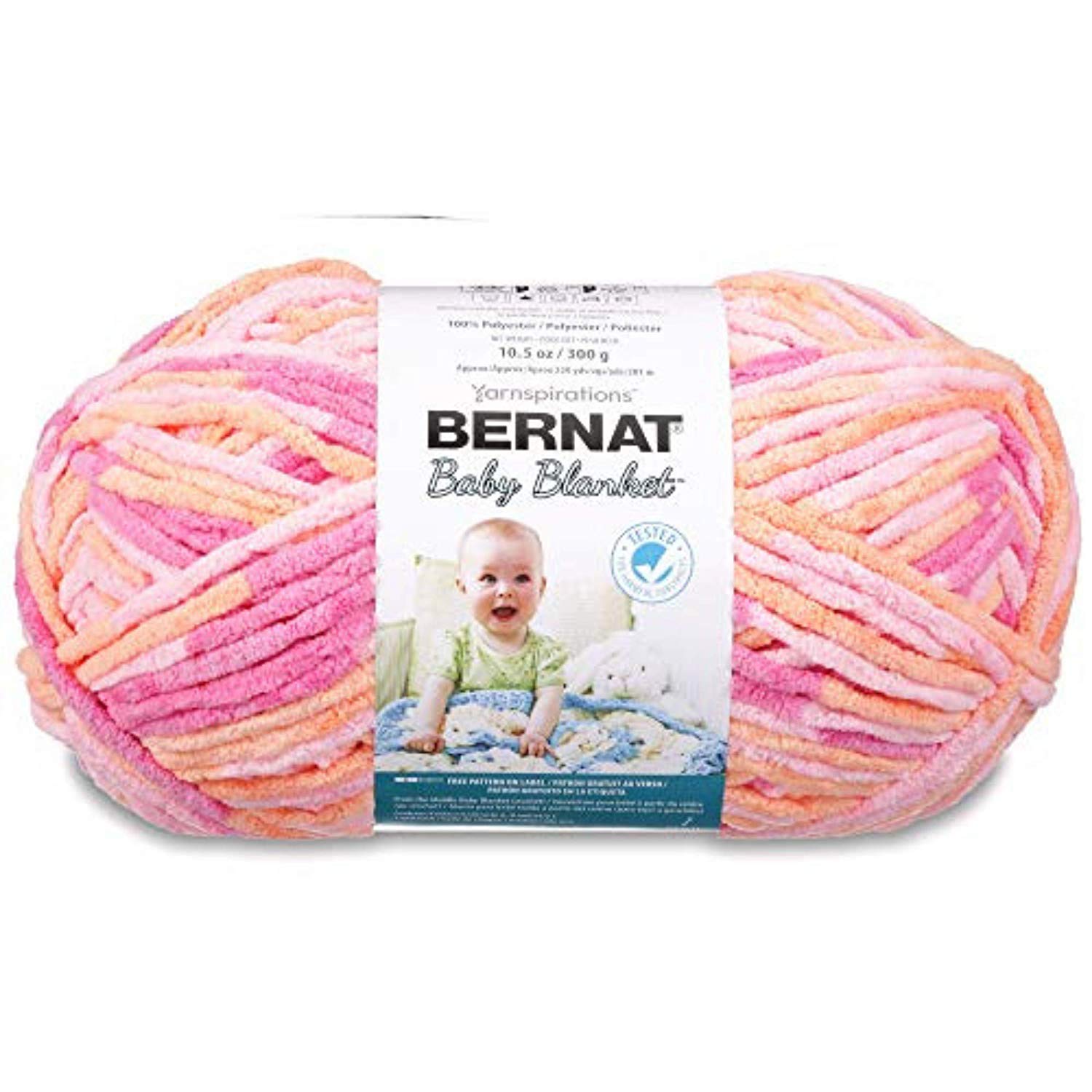 Bernat Baby Blanket Yarn 300g - Peachy