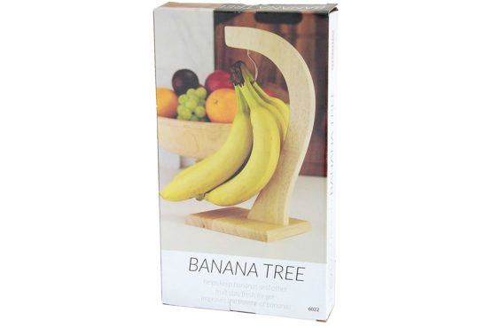 Apollo 6022 Rubberwood Banana Tree, Natural Wood, 29.5x14x14 - Image 2