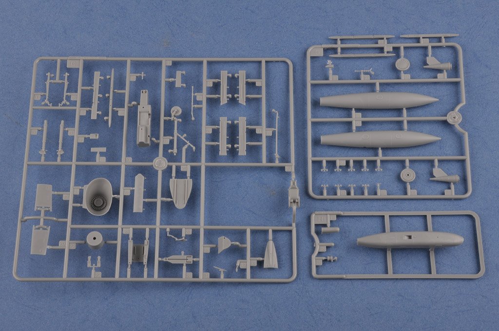 Hobbyboss 81764" A-4E Sky Hawk Plastic Model Kit, Clear,Navy, 1:48 Scale - Image 3