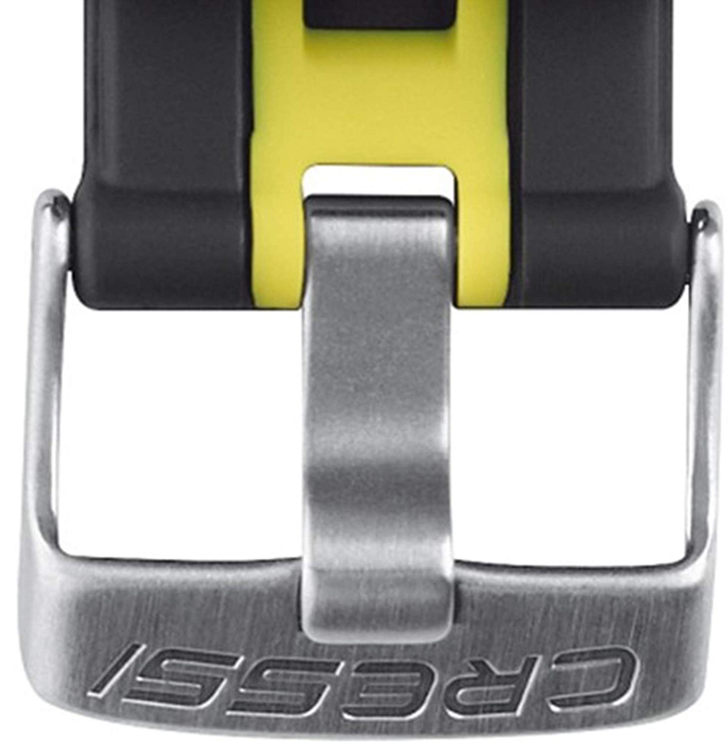 Cressi Strap for Leonardo Scuba Diving Computer Italian Quality Since 1946, Black / Yellow - Image 4