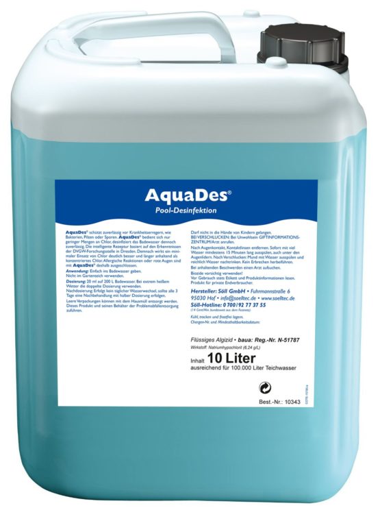 Söll AquaDes 10343 Water Disinfectant 10 Litres – BigaMart