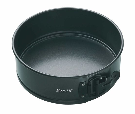 MasterClass Non-Stick Cake Tin with Loose Base, Carbon, Grey, 20cm