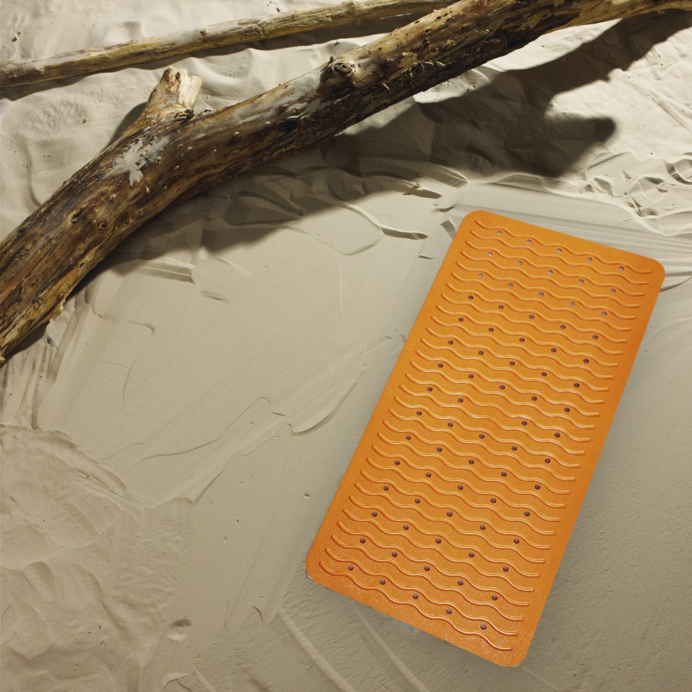 Ridder Beach 683140-350 Bathtub Mat 38 x 80 cm Neon Orange, Neon-orange, 80 x 38 cm (Rectangular) - Image 2