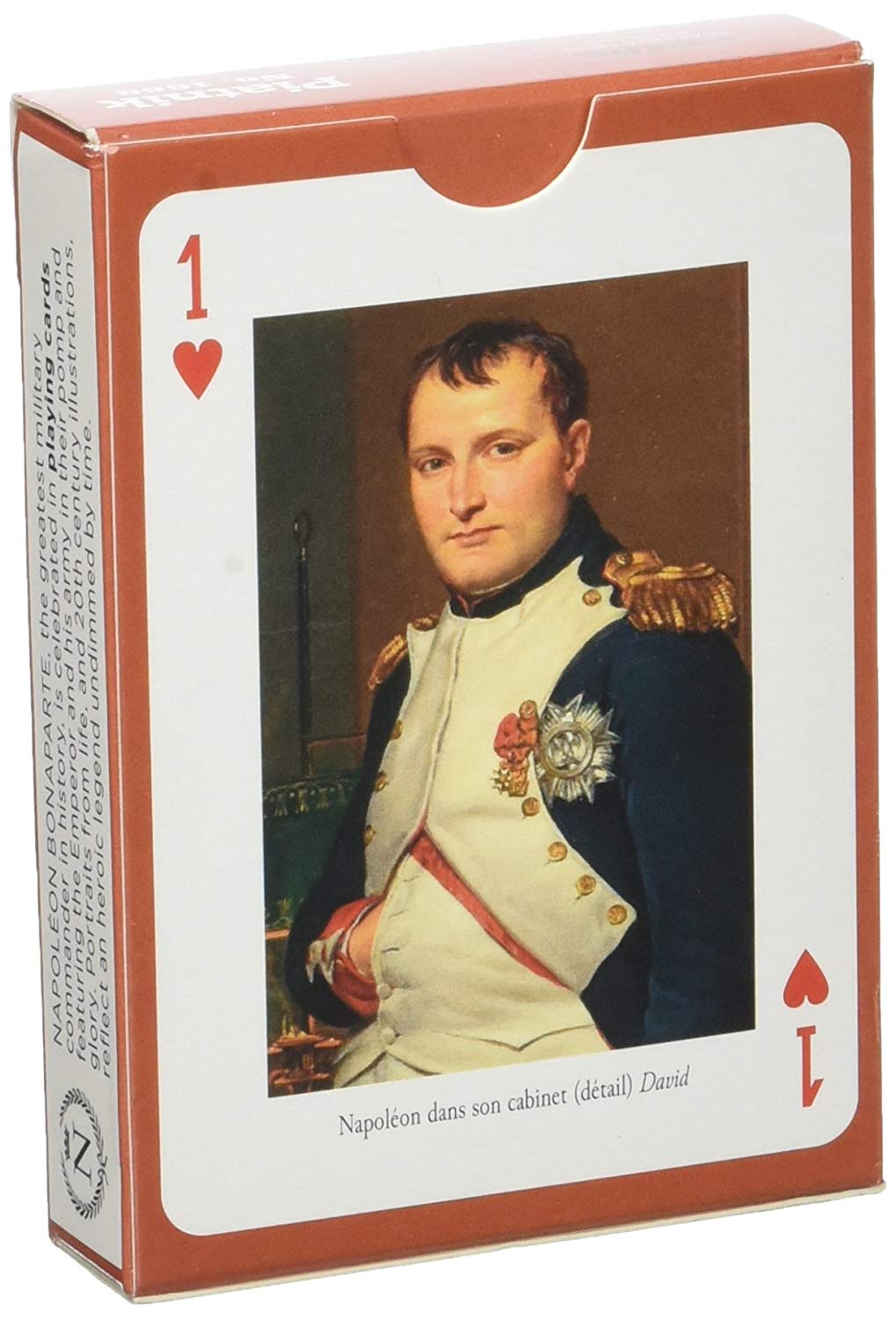 Piatnik - Themed Card Game - Napoleon Card Game - 55 Cards on Napoleon - 1668, Blue / White / Red, 10 cm x 6.5 cm x 1.5 cm