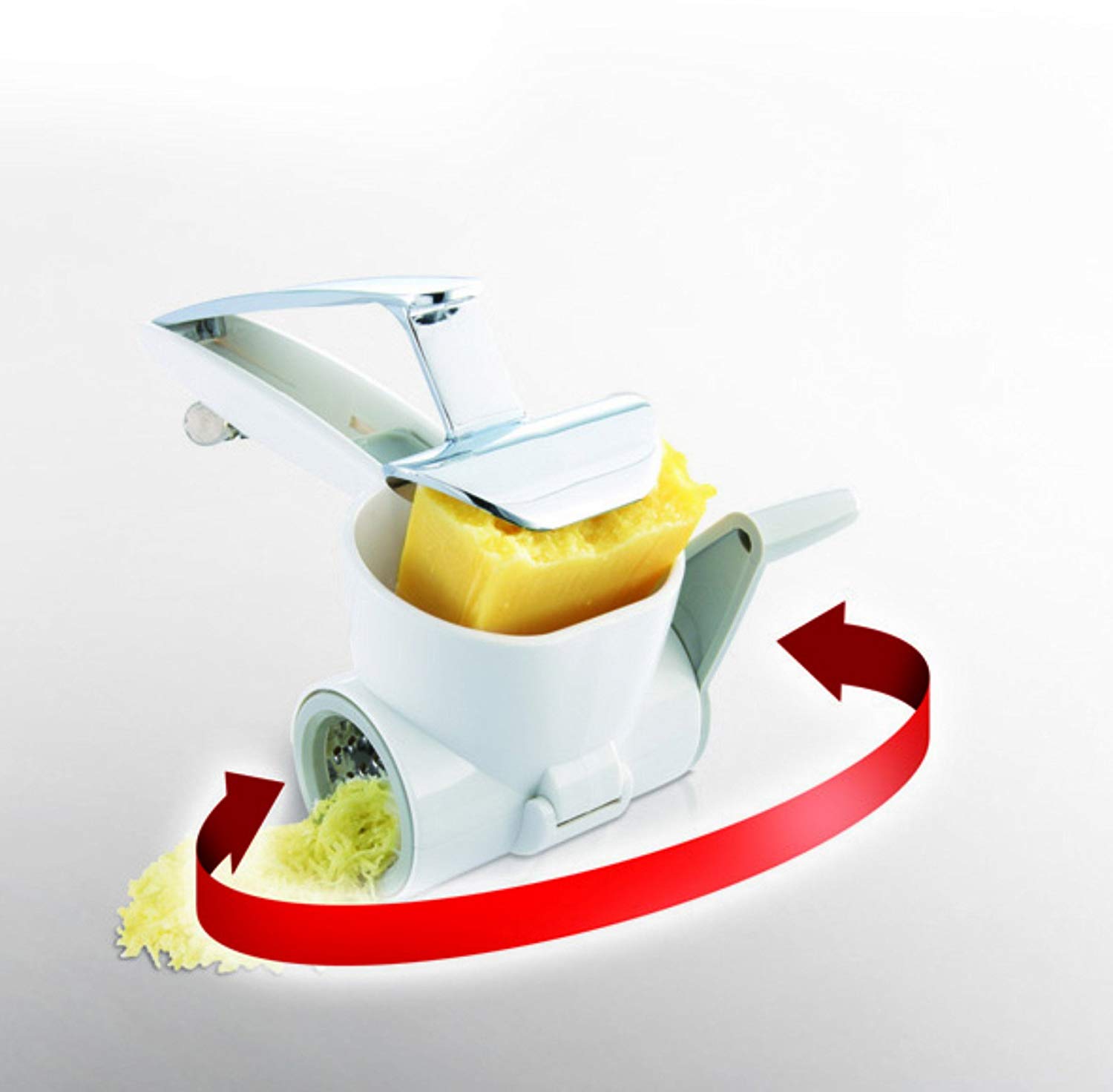 Leifheit Gourmet Cheese Mill and Grater, White - Image 3