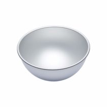 MasterClass MCSA21 20 cm Hemisphere Cake Tin, Silver Anodised Aluminium, 8 Inch