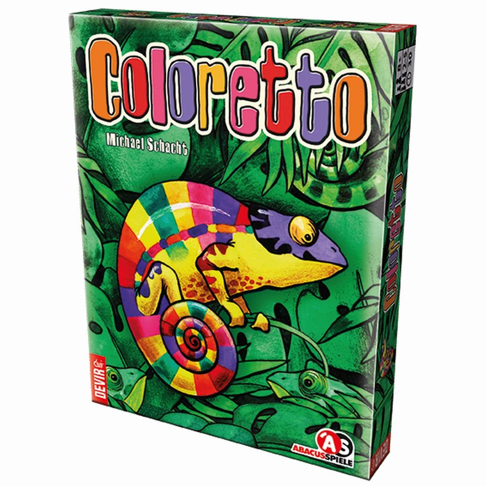 Devir - Coloretto, Family Board Game, with Friends, Fun Game, 8 Years (BGCOL), Multicoloured, Única