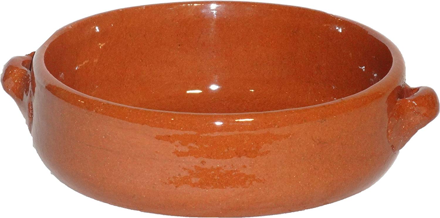 Amazing Cookware Natural Terracotta 15cm Deep Dish, Brown, SB131, 15 centimeters