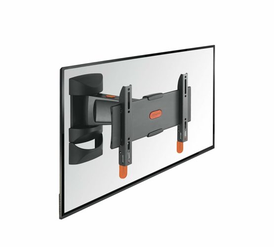 Vogel's BASE 25 S Full-Motion TV Wall Mount for 19-43 inch TVs, Max. 44 lbs (20 kg), Swivels Up to 120°, Tiltable, TV Wall Mount, Max. VESA 200 x 200, Universal Compatibility