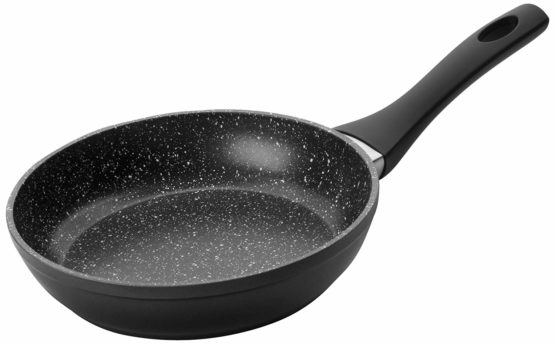 IBILI 440024 Frying pan Natura 24 cm, Aluminium, Black