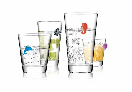 Tescoma Mydrink 12-Piece Glass Tags, Ocean - Image 3