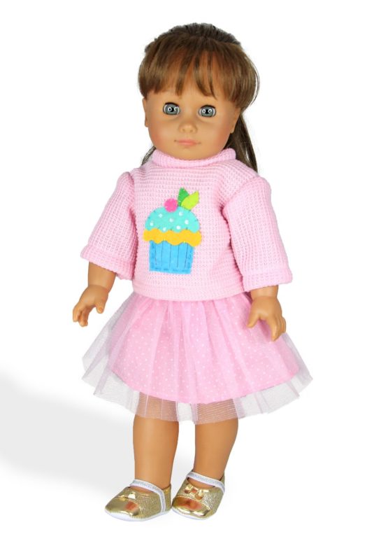 Heless 2050Heless Skirt with Pullover for Doll - Image 4