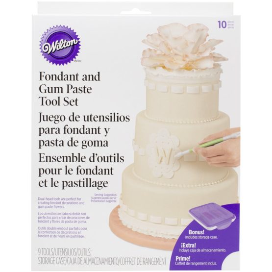 Wilton Fondant and Gum Paste Tools Set, 10 Piece