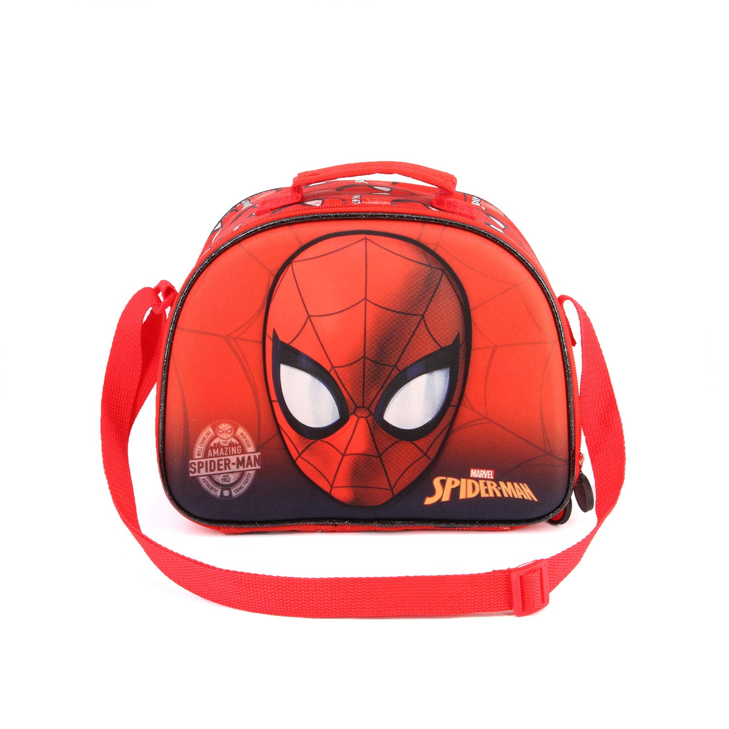 Karactermania Spiderman Spiderweb-3D Lunch Bag School Bag, 26 cm, Red - Image 2