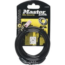Master Lock Bike Lock Cable [Combination] [1.2 m Coiling Cable] [Outdoor] 8143EURDPRO- Ideal for Bike, Electric Bike, Skateboards, Strollers, Lawnmowers and other Outdoor Equipments