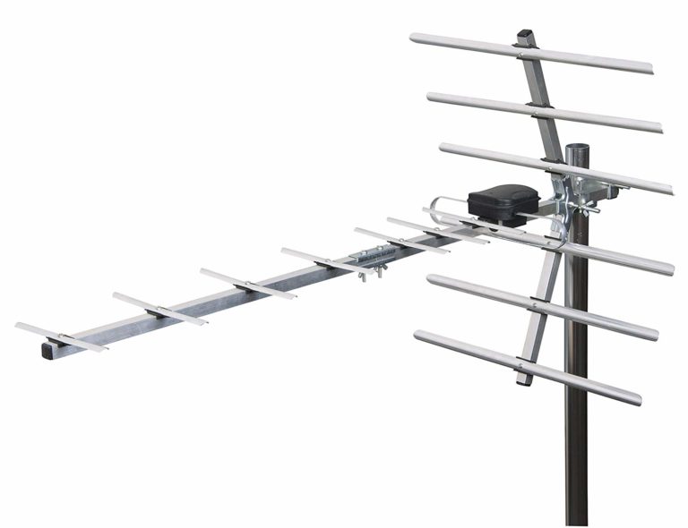 Loft Digital TV Aerial, SLx 27880D4 4G Filtered 14 Element Aerial for Digital TV,Silver BigaMart