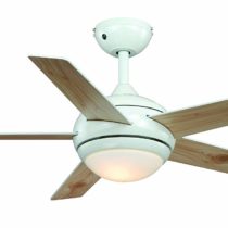 AireRyder Ceiling Fan Fresco Nickel with Light and Remote Control 44” 112cm Blades in Silver and Pine
