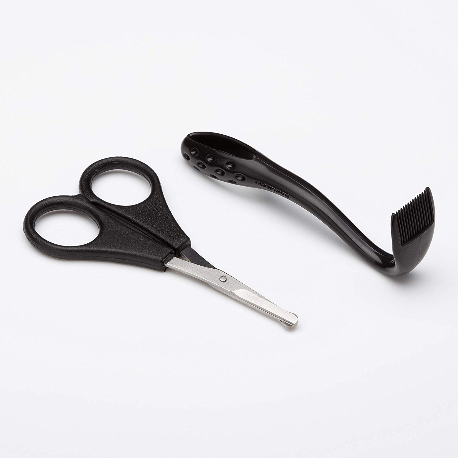 Mikki Dog, Cat Ear and Face Grooming Care Set - Scissors and Comb Set for Face Ear, Nose and Paw, Clear - Image 2