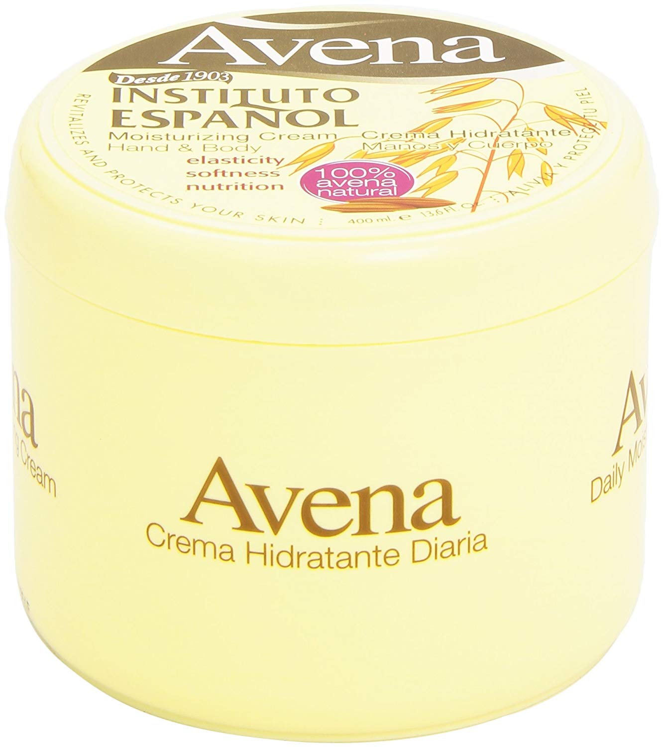 Instituto Español Instituto Espanol 400ml Oatmeal Hand and Body Cream, 100323, 1 count (Pack of 1) - Image 3