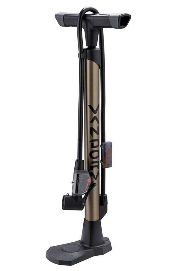 Vandorm Super Lite Alloy Bicycle Lightweight Presta Schrader Universal Bike Pump & FREE Tool Pod Airbed Football Adaptor Inner Tube Track Pump