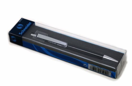 Schneider 138201 Ballpoint Pen Contrast Push Mechanism M Blue Barrel Colour: Black - Image 4
