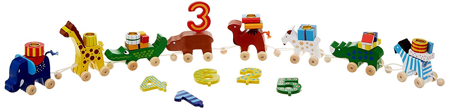 GOKI GK108 Birthday Caravan, Multicoloured, 1 - Pack