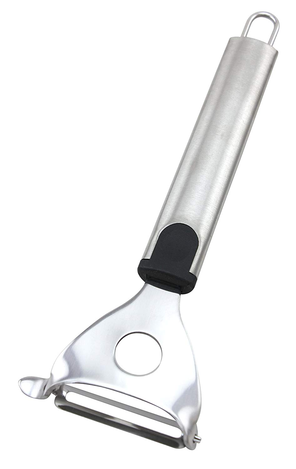 Fackelmann 20343 - Peeler, Movable Blade, Stainless Steel, Schwarz E Edelstahl, cm