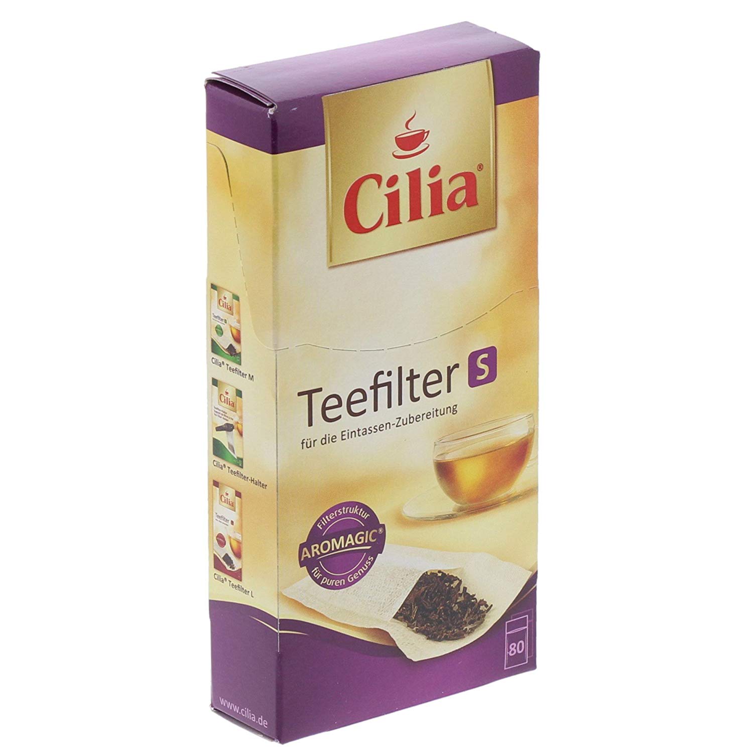 Melitta Haushaltsprod. Tea Cilia 80 S (VE80), Silver