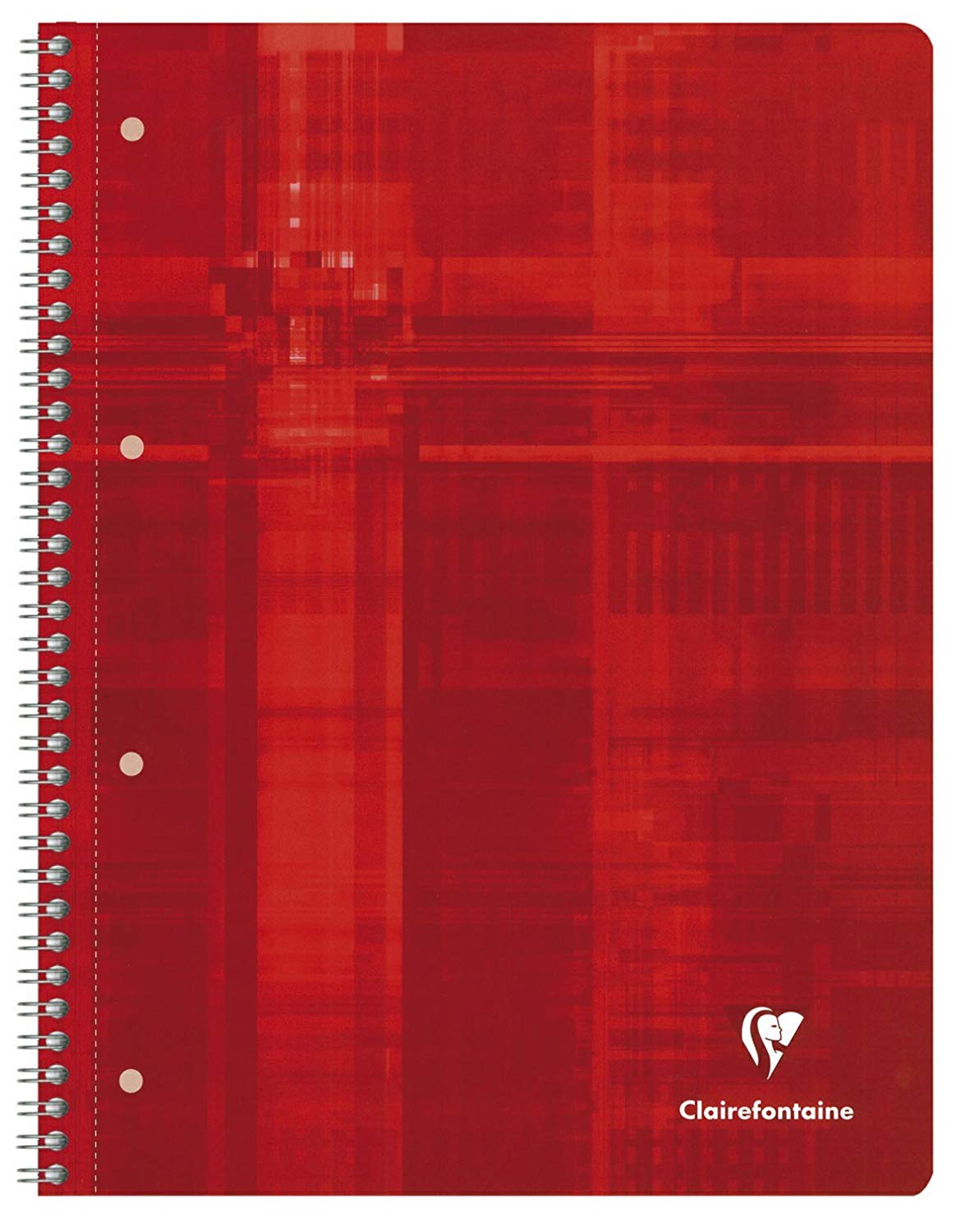 Clairefontaine 82489C A Perforated Spiral Notebook, A4+ 22.5x29.7cm, 240 Detachable Pages Small Squares w/ Margin - Image 4