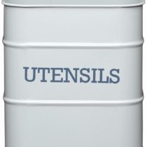 KitchenCraft Living Nostalgia Utensils Tin, Grey, 14.5 x 16 cm